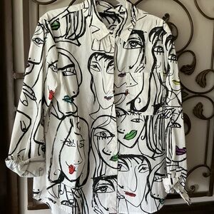 DESIGUAL Face Print Shirt